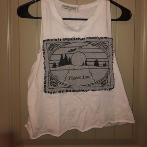 Cropped boutique tank top